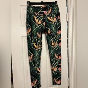 BCBG small jungle workout leggings. Fit is sm-med but mostly small!